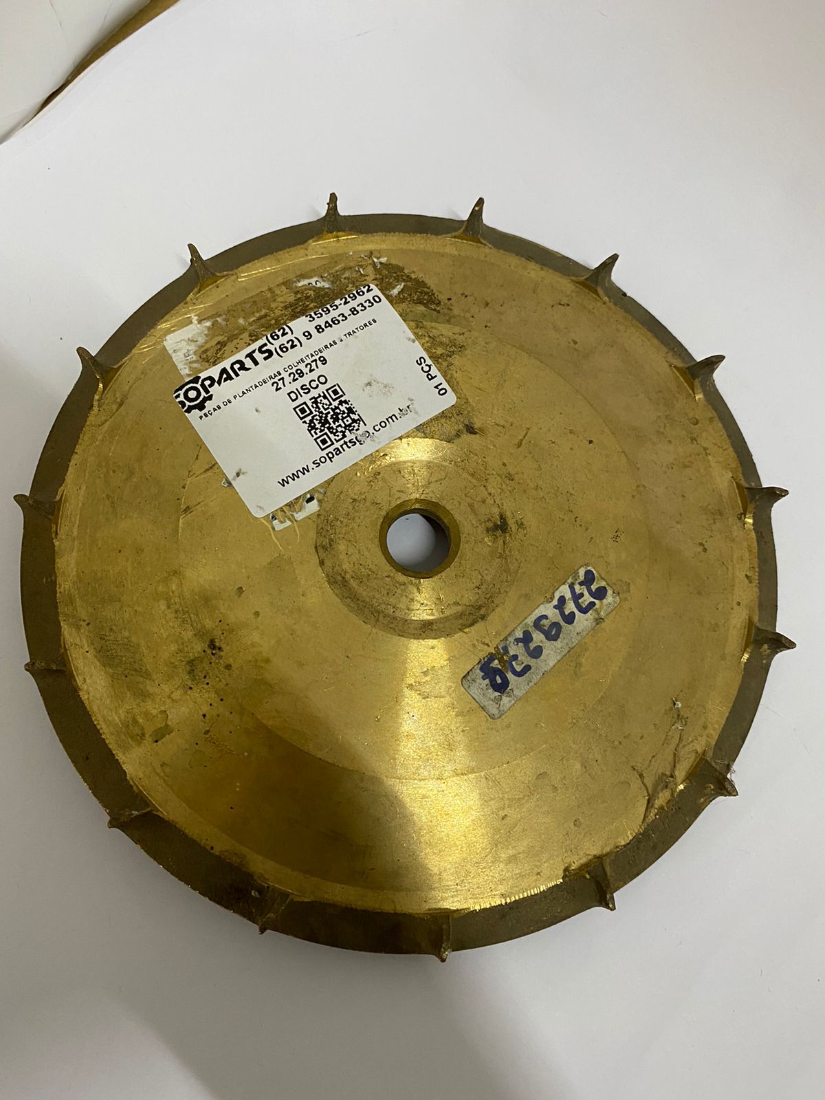 DISCO AGITADOR PLANT JUMIL - 27.29.279