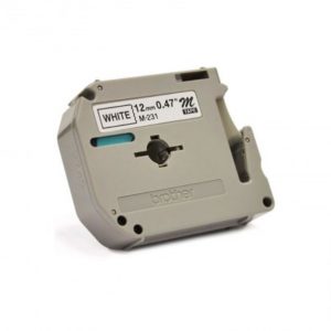 FITA P/ROTULADOR M231 PT/BC 12MM - M231