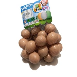 OVOS DE GALINA PLASTICO KIT COM 12 OVOS FALSO - BOV12