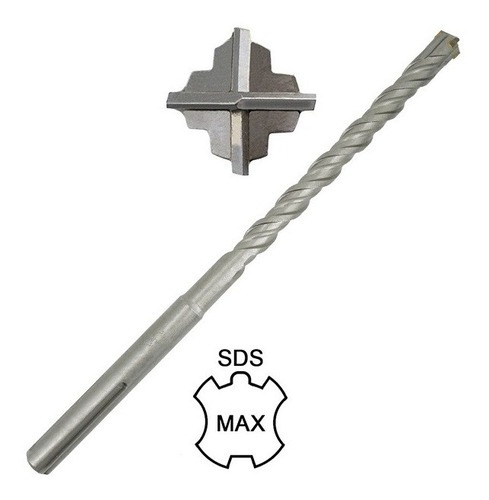 BROCA SDS- MAX LONGA 25MMX55CM VIDEA CRUZADA - 8439