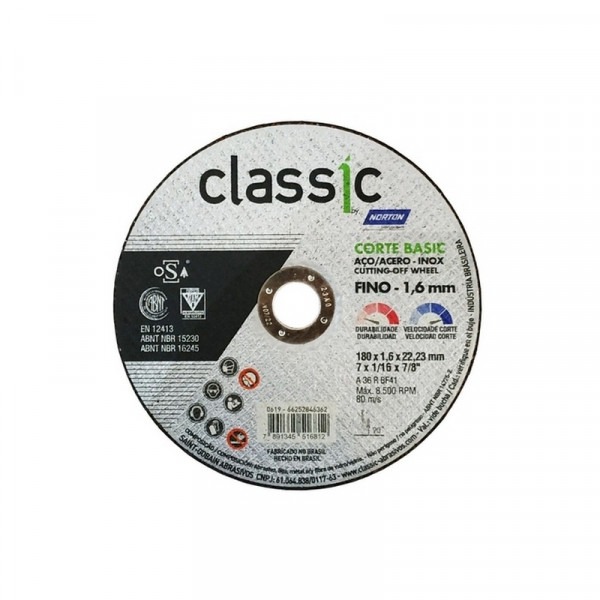 DISCO DE CORTE 7 X1,6X7/8 - 486507